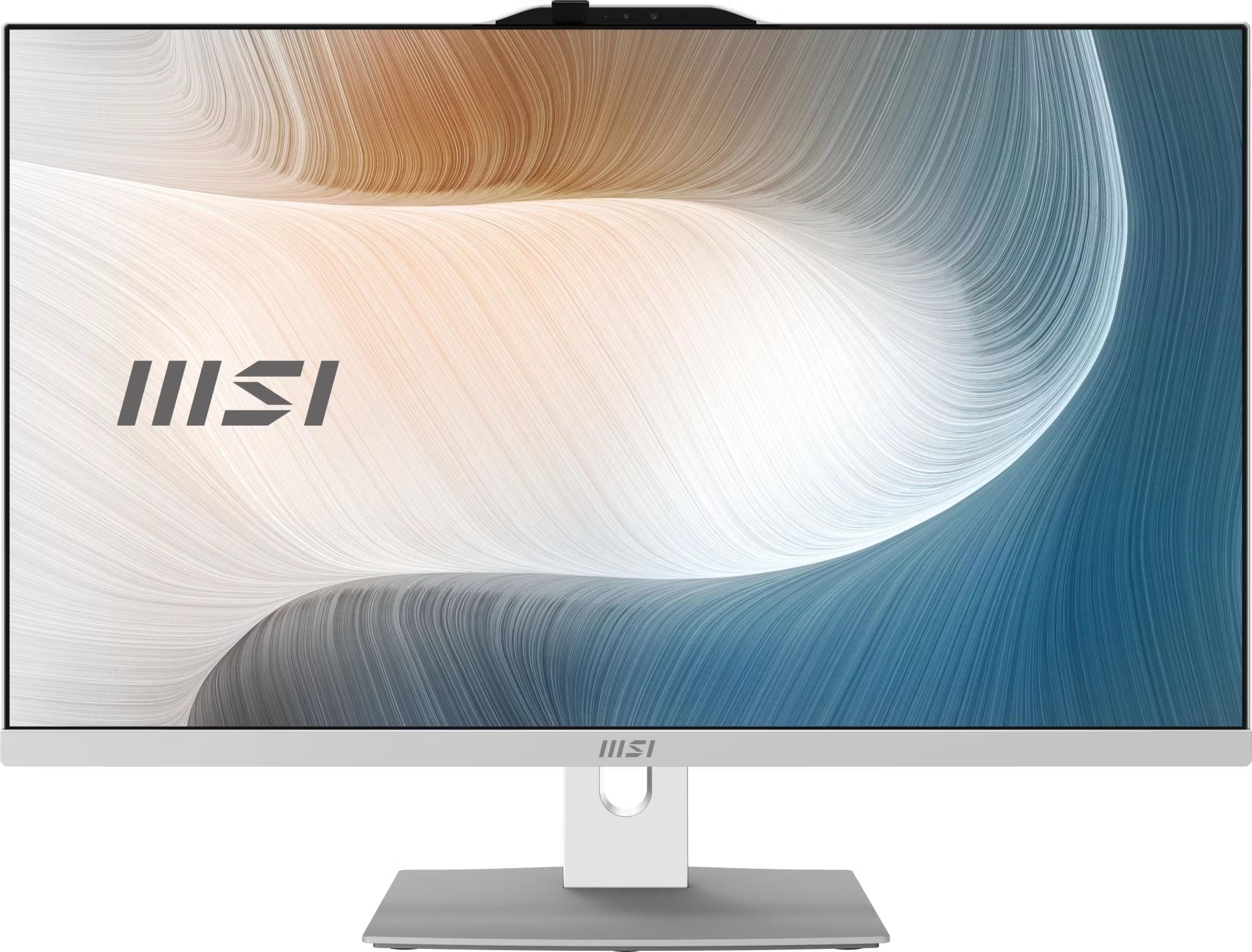 Моноблок MSI Modern AM272P 1MA-1480XRU (9S6-AF8242-1480) Full HD Core 3 100U 8Gb SSD256Gb Graphics без ОС GbitEth WiFi BT клавиатура мышь Cam белый