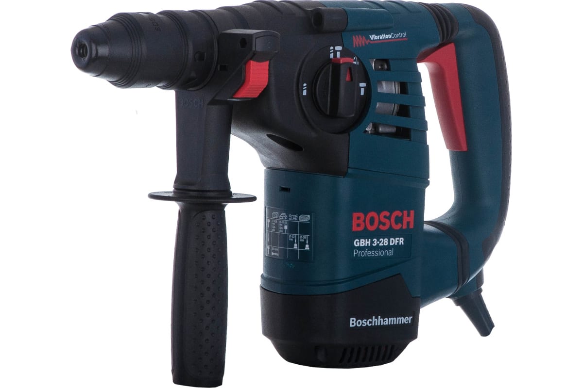Перфоратор SDS-plus BOSCH GBH 3-28 DFR (800Вт, 3.1Дж, 3.6кг, 3реж, кейс +патрон sds-p (061124A000)