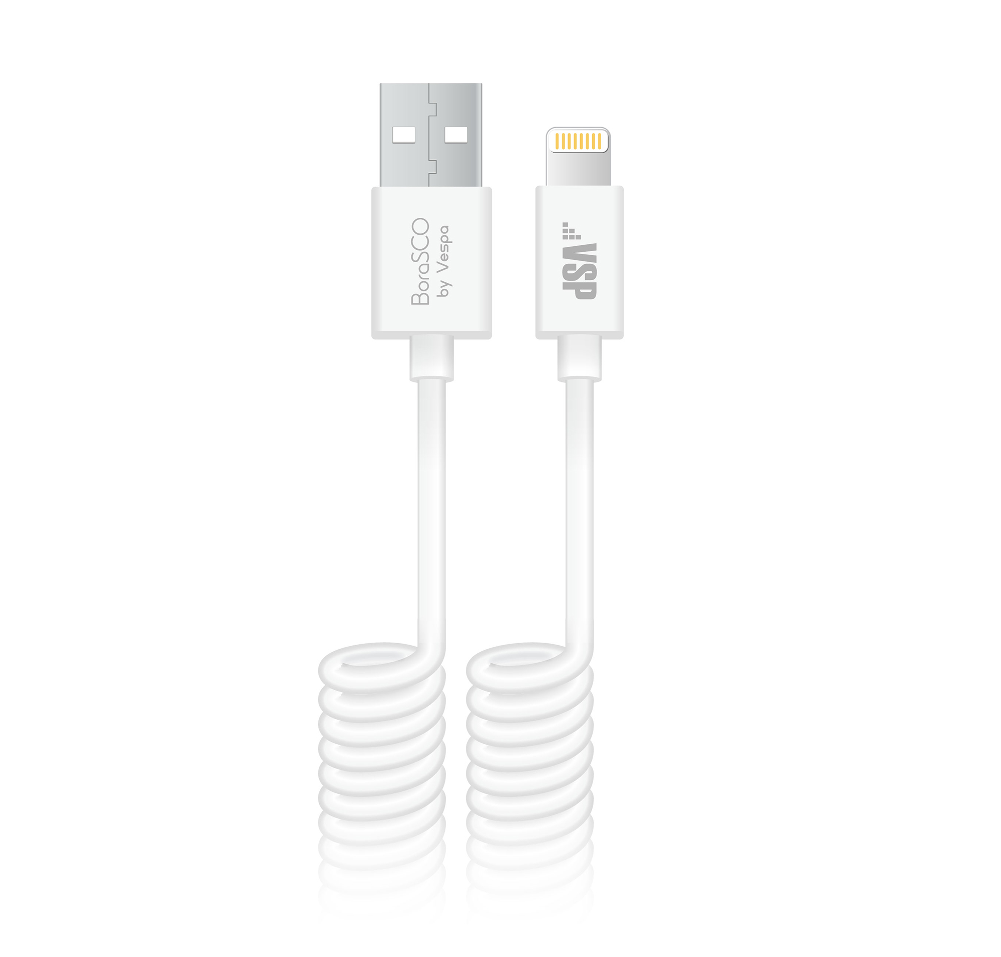 Дата-кабель USB - 8 pin, 2А, 2м, белый