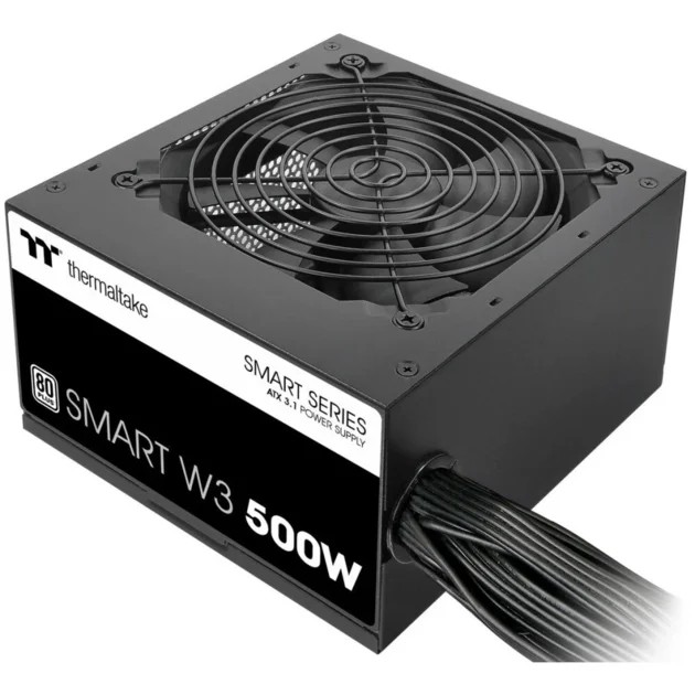 Блок питания Thermaltake Smart W3 500 (PS-SPW-0500NNFAWE-1) /Non Modular/Non Light/Full Range/Analog/80 Plus/EU/Non JP CAP