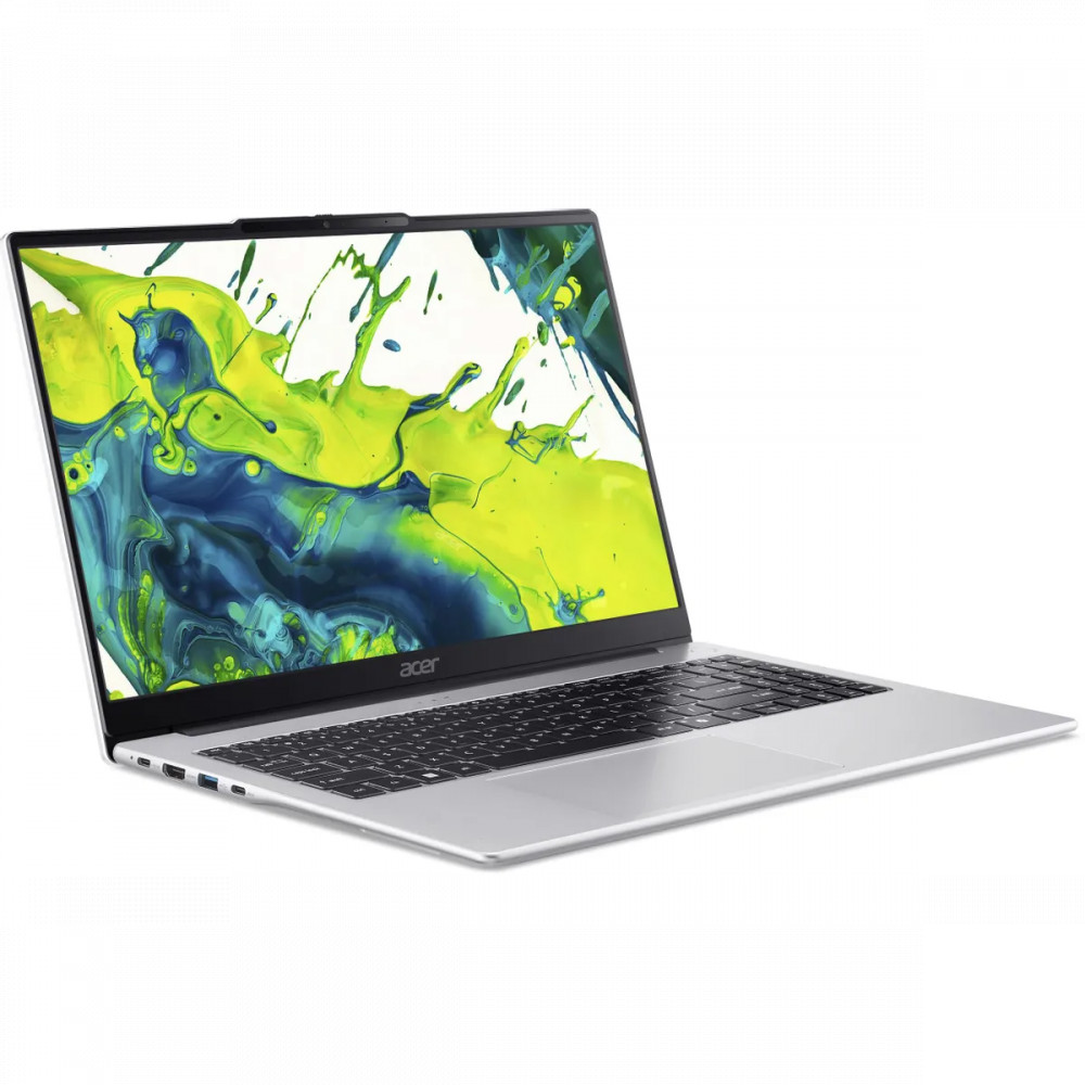 Ноутбук Acer Aspire Lite AL16-74P-74UH (NX.X5CCD.002) Core Ultra 7 155H 16Gb SSD512Gb Intel Arc 16" IPS WUXGA (1920x1200) без ОС silver WiFi BT Cam