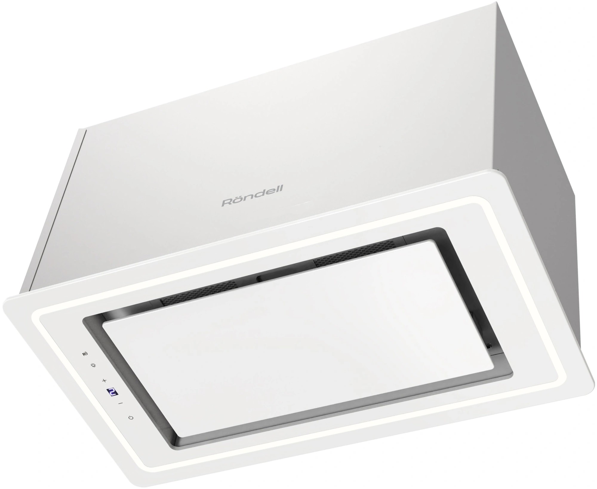 Вытяжка Rondell R-BH 6080 W белый управление сенсорное (1 мотор)