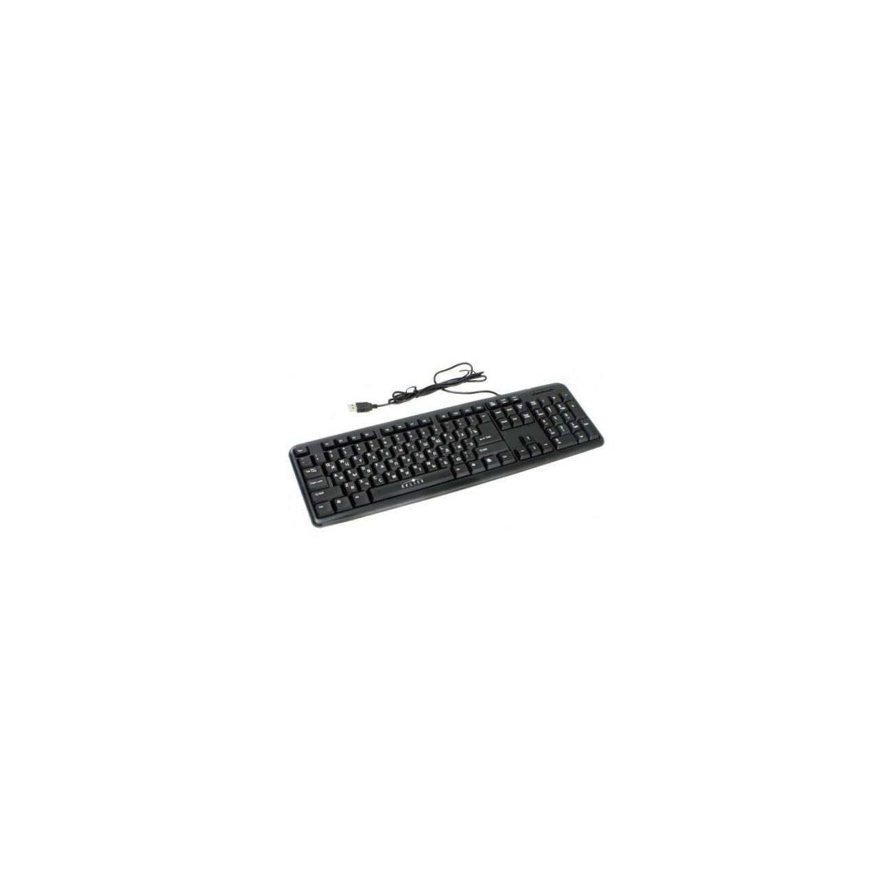 Клавиатура Oklick 180V2 черный USB