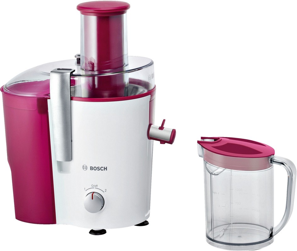 Соковыжималка центробежная Bosch MES25C0 белый/бордовый
