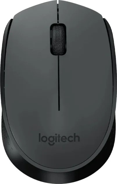 Мышь Logitech M170 (910-004658) оптическая беспроводная USB черный/темно-серый
