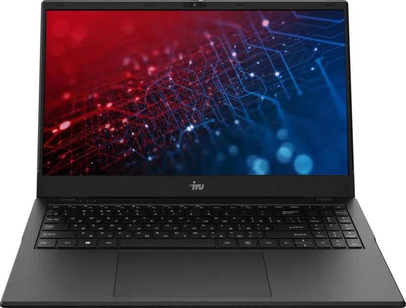 Ноутбук IRU Planio 15ING-2140829-FreeDOS Celeron N4500 8Gb SSD256Gb Intel UHD Graphics 15.6" IPS FHD (1920x1080) black WiFi BT Cam 6000mAh