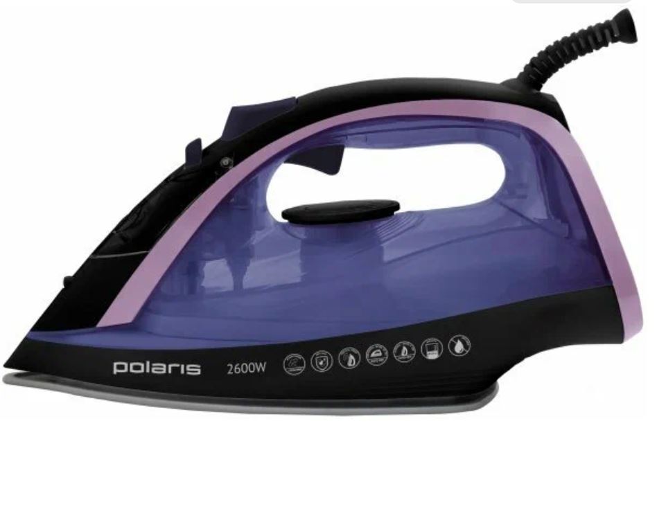 Утюг Polaris PIR 2668AK Черный/фиолетовый