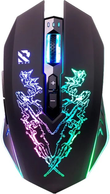 Мышь SMARTBUY Rush X27 (SBM-727AG-K) игровая беспроводная черная