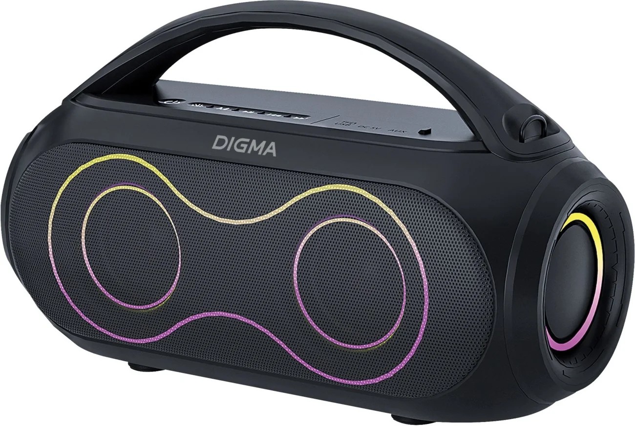 Портативная акустика Digma D-PS1532 черный
