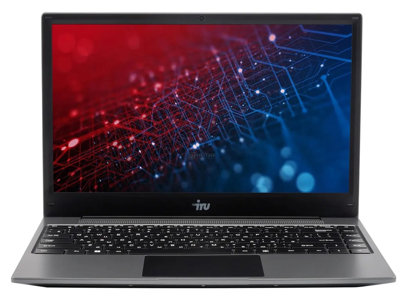 Ноутбук IRU Tactio 14ALH (2059058) Core i3 1215U 8Gb SSD256Gb Intel UHD Graphics 14" IPS FHD (1920x1080) Windows 11 Pro Multi Language 64 grey WiFi BT Cam 4000mAh