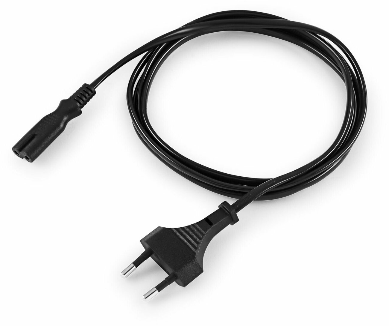 Кабель Buro BU-PCAB-1.8-2PIN IEC C7 2-pin Евровилка 1.8м