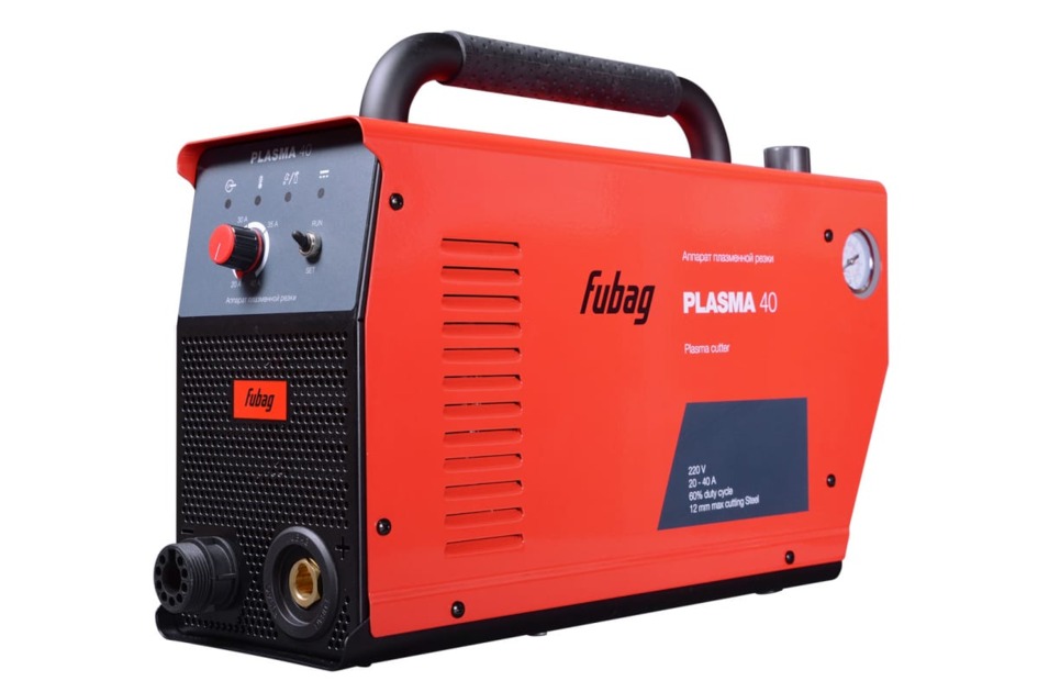 Аппарат плазменной резки FUBAG Plasma 40 40 (31460.1) + горелка FB P40 6m (38467) 220В, Квт 5.2 Макс 16мм 7.6кг