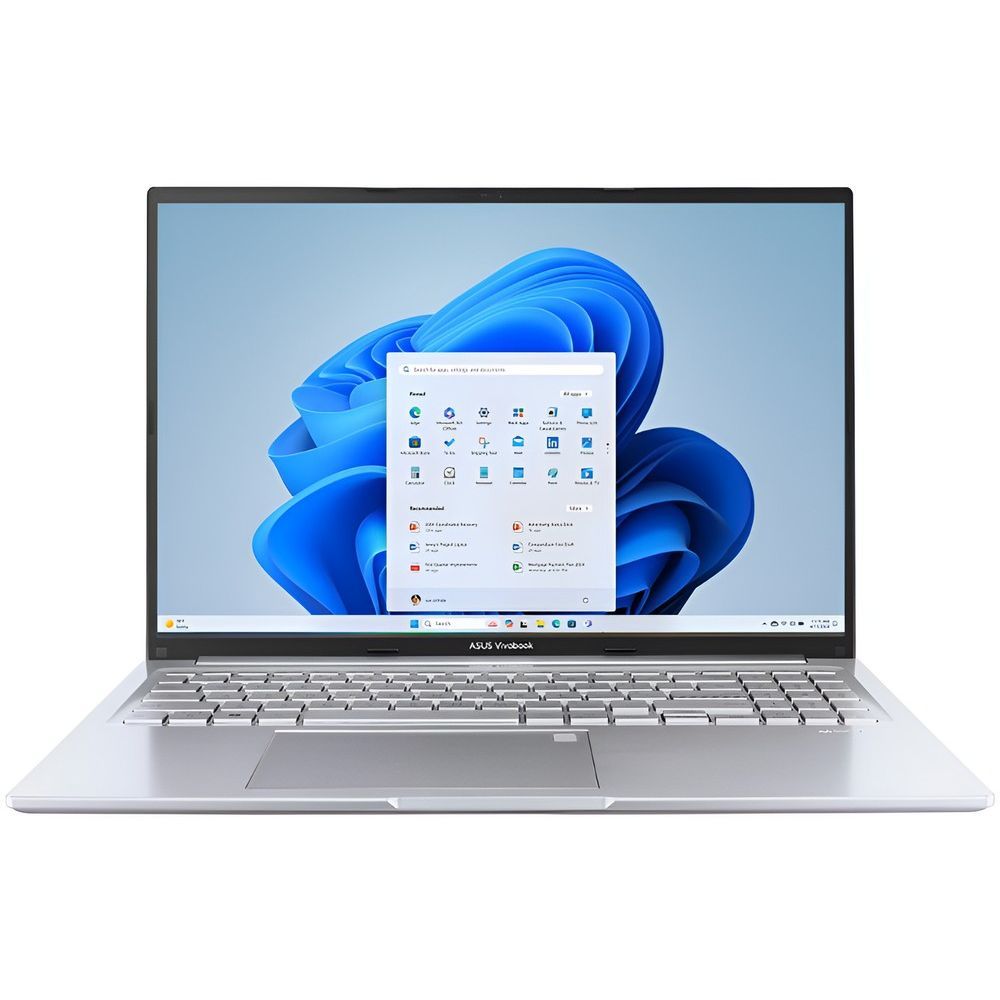 Ноутбук ASUS Vivobook 16 F1605VA-BS74 (90NB10N3-M01AV0-Win11)Intel Core i7-13620H/16Gb (soldered D4)/SSD512Gb/UMA/16"/IPS/WUXGA/60Hz/SL English/Silver