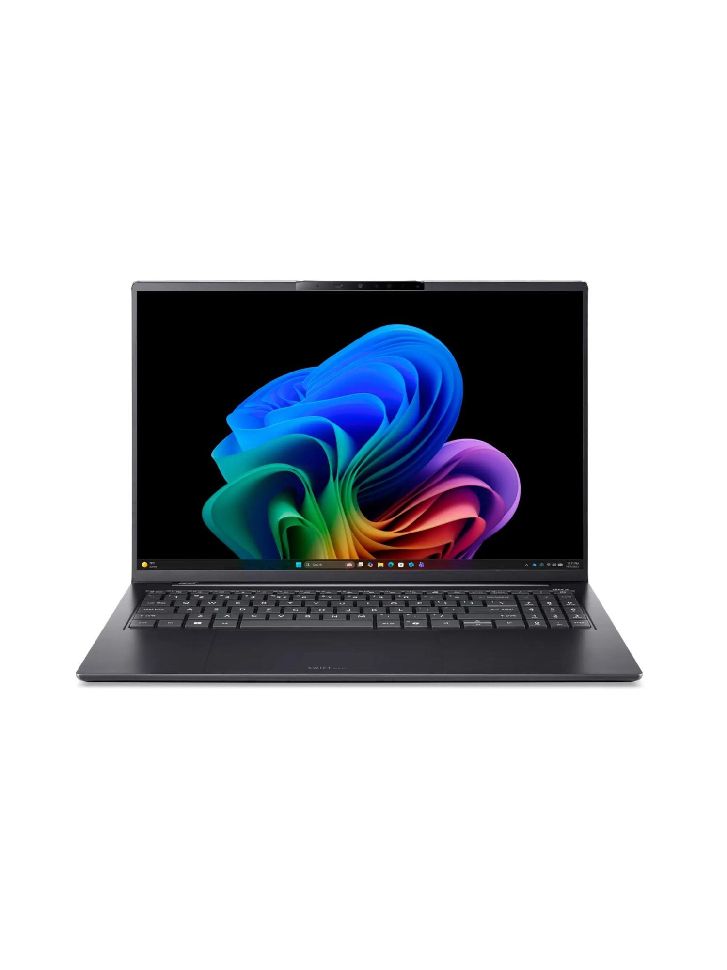 Ноутбук Acer Swift Go 16 AI SFG16-I71-979M (NX.JY1CD.004) Core Ultra X9 388H 16Gb SSD1Tb Intel Arc 16" OLED 2.8K (2880x1620) без ОС grey WiFi BT Cam