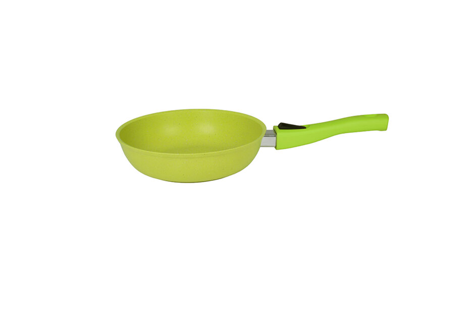Сковородка KUKMARA 221tsl Trendy Style Lime а/пр литая 22см съемн/руч