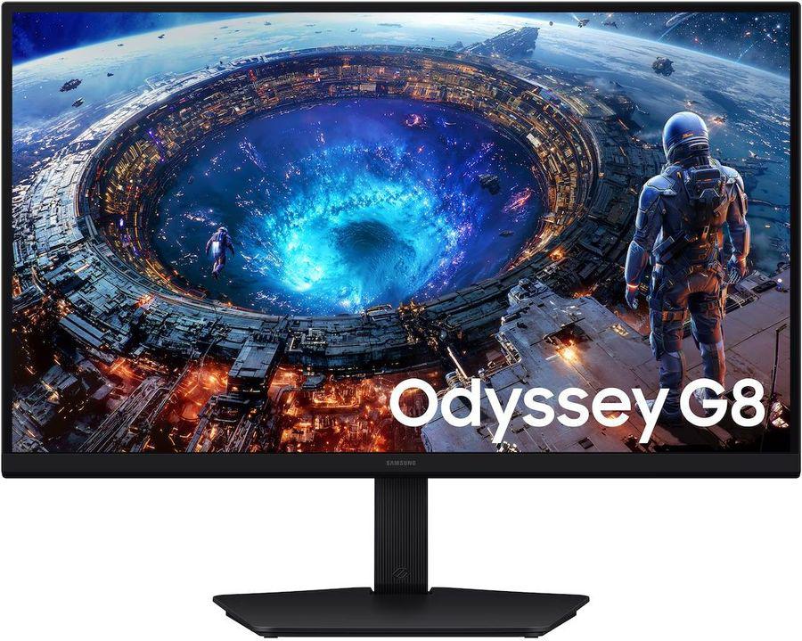 Монитор Samsung Odyssey G8 S27HG800EFXCI черный IPS LED 1ms 16:9 HDMI матовая HAS 300cd 178гр/178гр 5120x2880 180Hz DP 5K 4кг