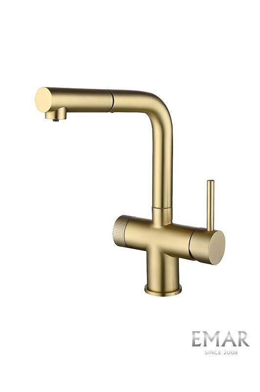 Смеситель Emar EC-7026 Matt Gold матовое золото
