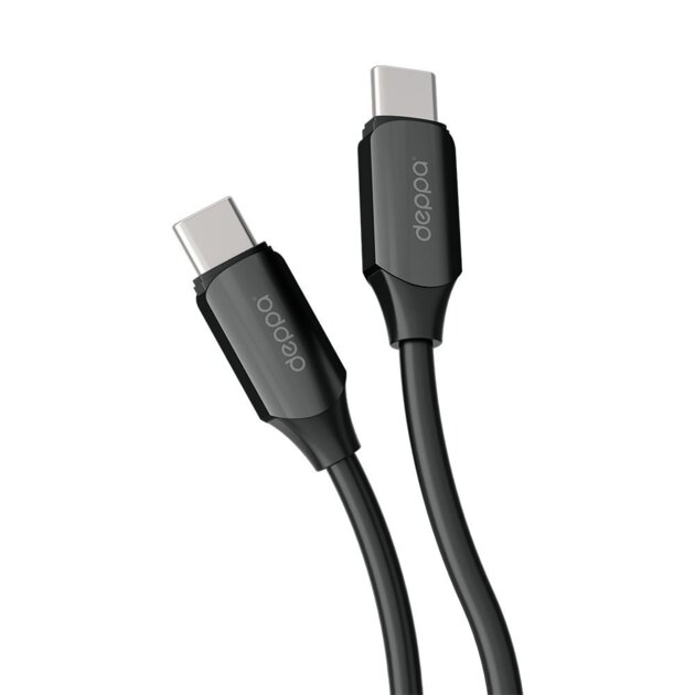 USB кабель Deppa 72536 Silk USB-С-USB-С 60Вт (1.2м)