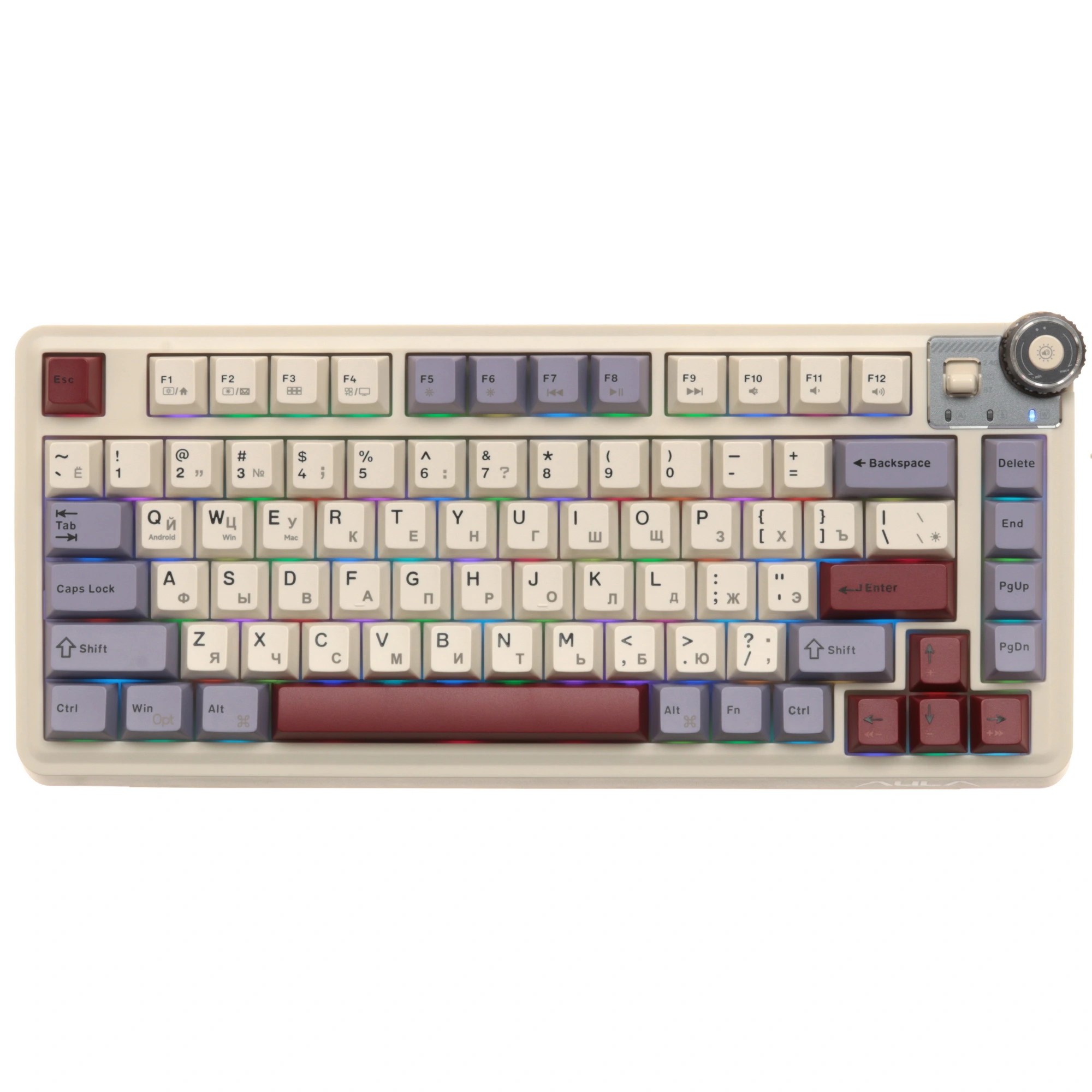 Клавиатура AULA AU75 Beige