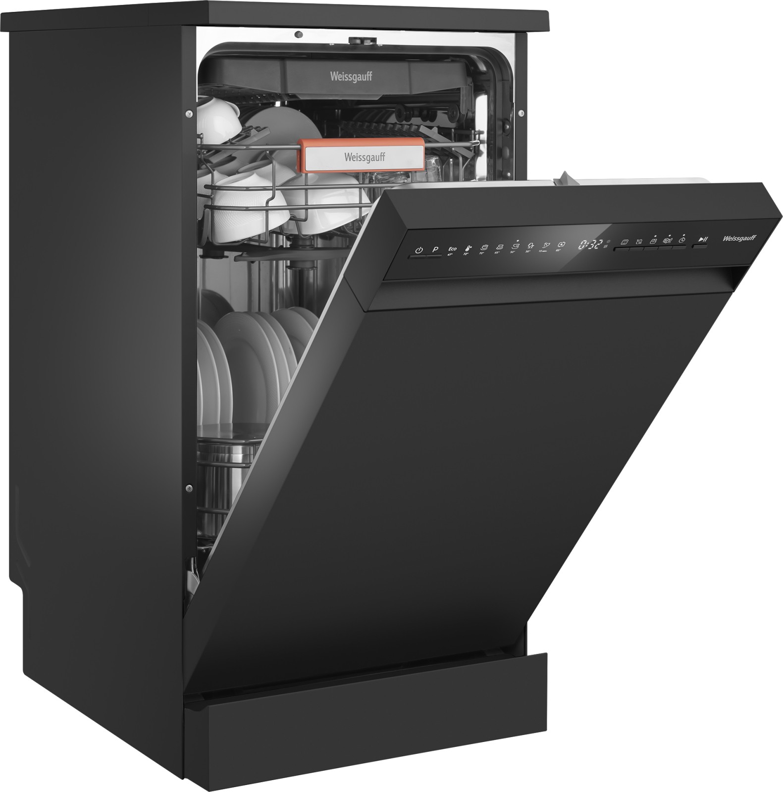 Посудомоечная машина Weissgauff DW 4508 Inverter Autoopen Black