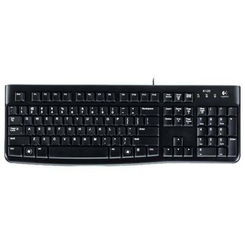 Клавиатура Logitech K120 EER, USB чёрная (920-002506)
