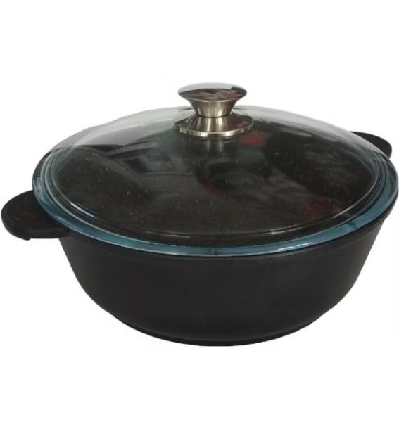 Жаровня VICTORIA Diamond Induction АЛА 260 (D1026G) 3,5л., черн. с бел.крапинками