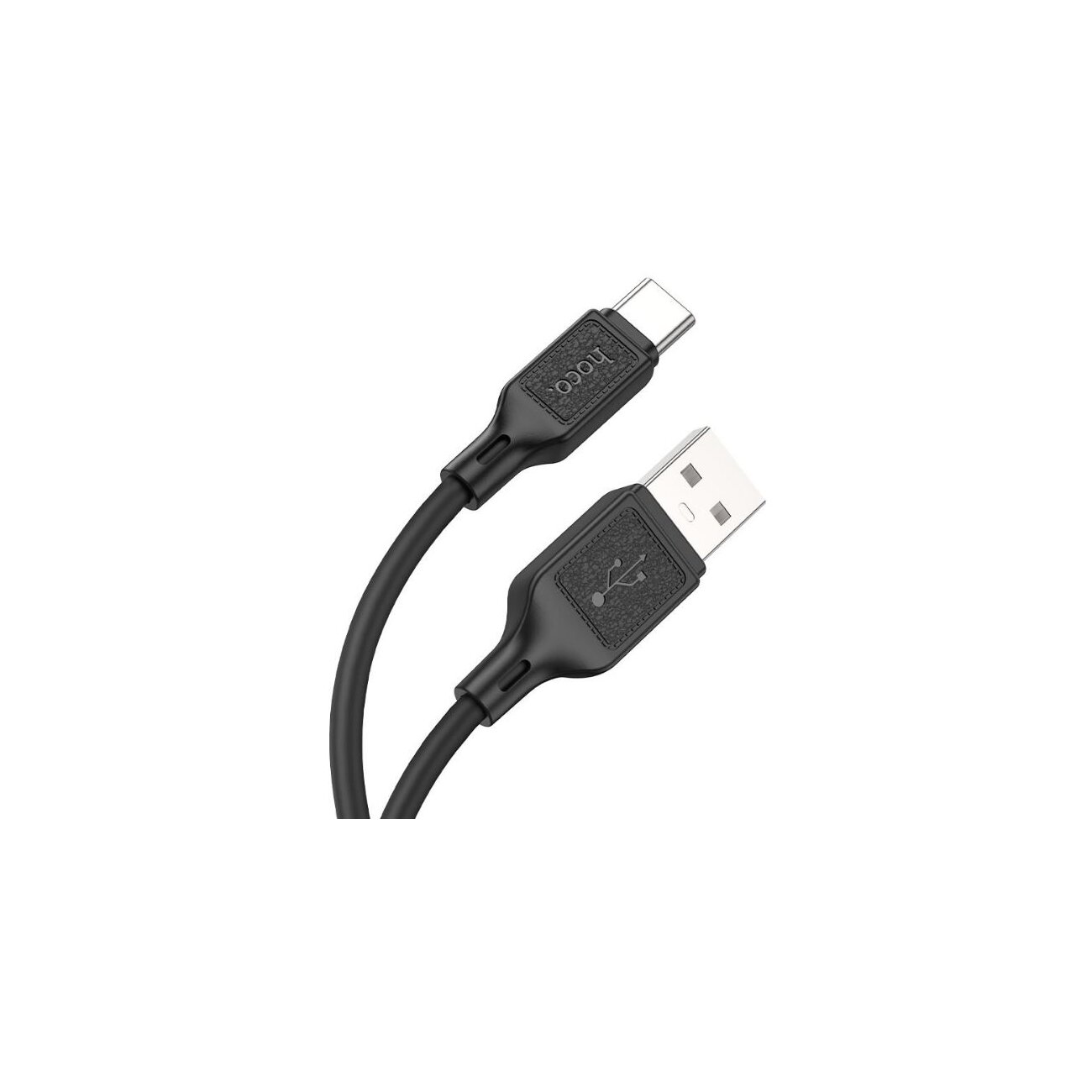 Кабель HOCO X90/ USB  Type-C/ 1m/ 3A/ Силикон/ Черный, (Арт. HC-88443)