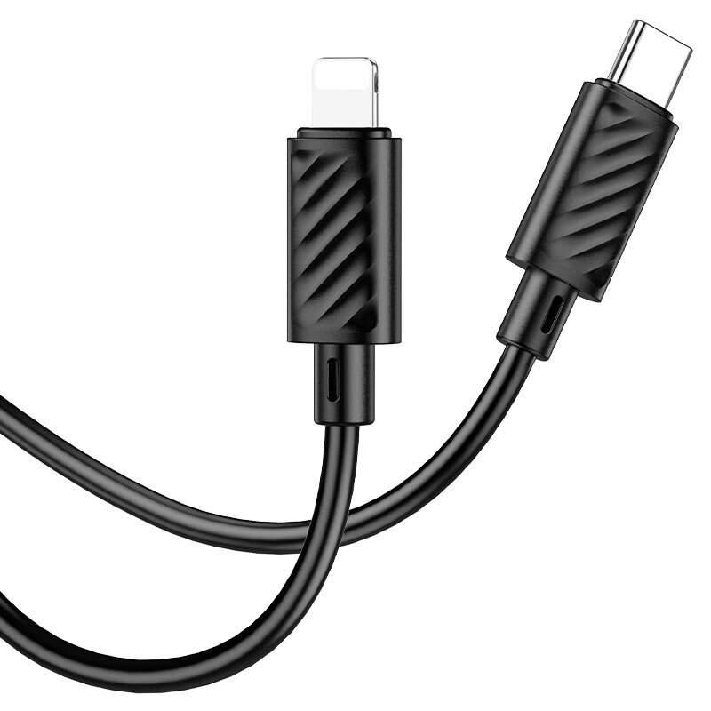 Кабель HOCO X88/ PD  Type-C-Lightning/ 1m/ 3A/ Черный, (Арт. HC-83288)