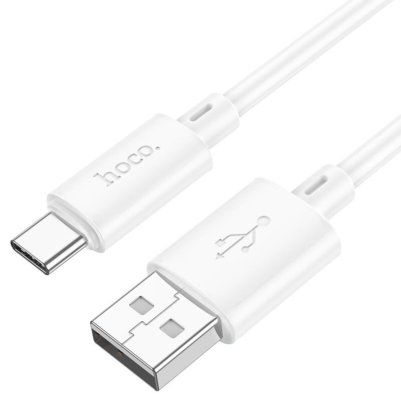 Кабель HOCO X88/ USB  Type-C/ 1m/ 3A/ Белый, (Арт. HC-83356)