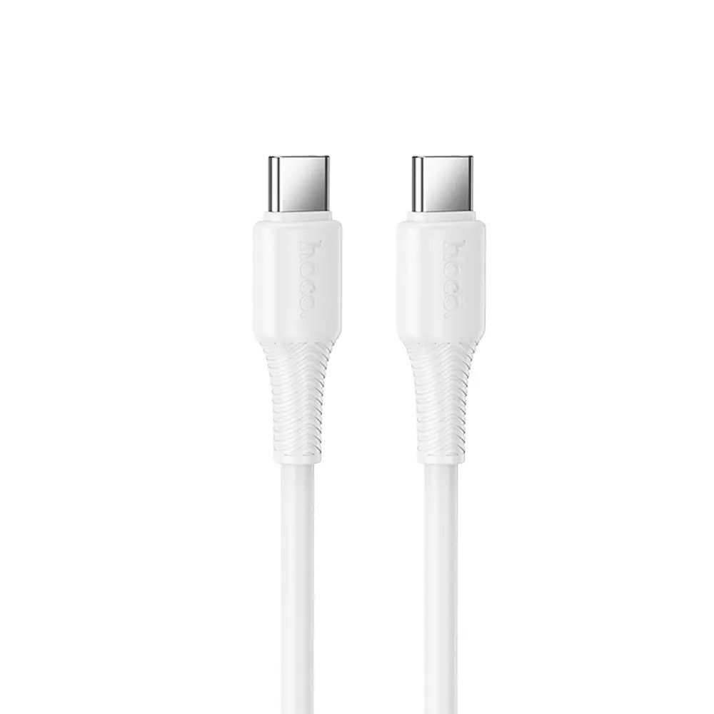 Кабель HOCO X120/ PD Type-C-Type-C/ 1m/ 3A/60W/ Белый, (Арт. HC-58935)