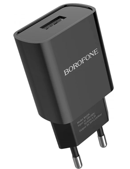 СЗУ BOROFONE BA20A 2100mAh/5V черный