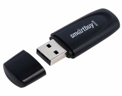 Накопитель USB 64Gb Smartbuy Scout черный 3.0 (SB064GB3SCK)