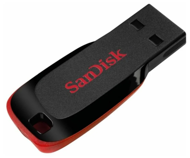 Накопитель USB 2.0, 32 GB SanDisk Cruzer Blade,,,(SDCZ50-032G-B35)