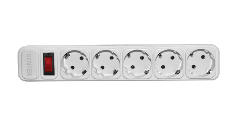 Сетевой фильтр Centek СТ-8900-5-4,5 White