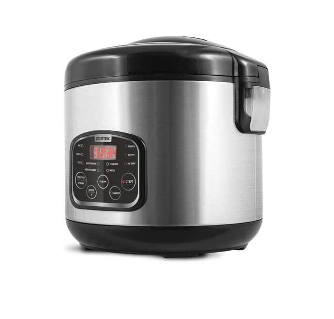 Мультиварка Centek CT-1490 <чёрный/сталь>