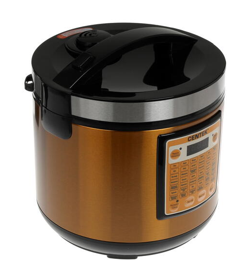 Мультиварка Centek CT-1495 Black <золото>