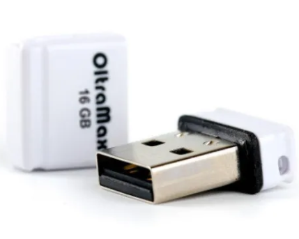 Накопитель USB 16GB Oltramax (OM016GB-mini-50-White)