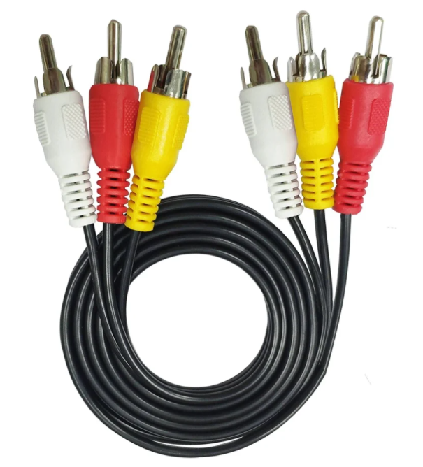 Кабель PERFEO (R3102) 3RCA-3RCA 1м