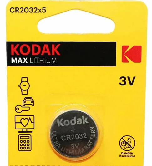 Батарейка Kodak CR2032-5BL