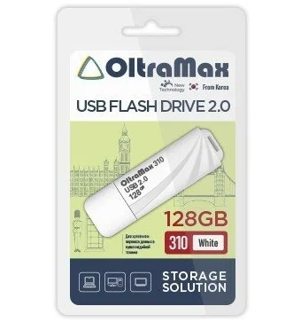 Накопитель USB 128GB Oltramax (OM-128GB-310-белый)