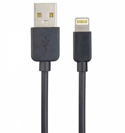 Кабель PERFEO (I4603) USB - 8 PIN (Lightning) черный 1 м