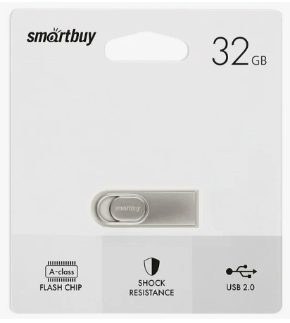 Накопитель USB 32 Gb Smartbuy M3 Metal (SB32GBM3)