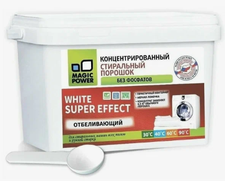 MP-129 Ст.порошок Magic Power белый 3кг
