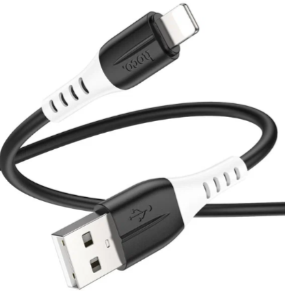 Кабель HOCO X82 USB-Lighting 1м 2.4А черный