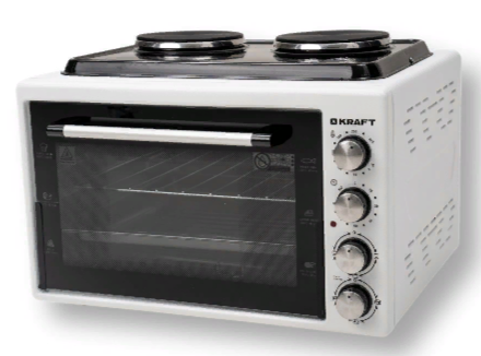 Духовка электрическая KRAFT KF-MOHP 3800 W белый