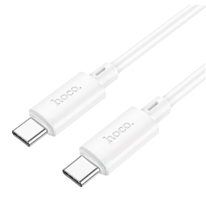 Кабель HOCO X88 Type-C to Type-C 1м белый 60W