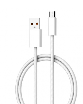 Кабель LDNIO LS901 USB Micro 1m 25W White Тканая оплетка