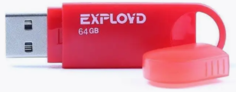 Накопитель USB 64GB Exployd (EX-64GB-570-Red)