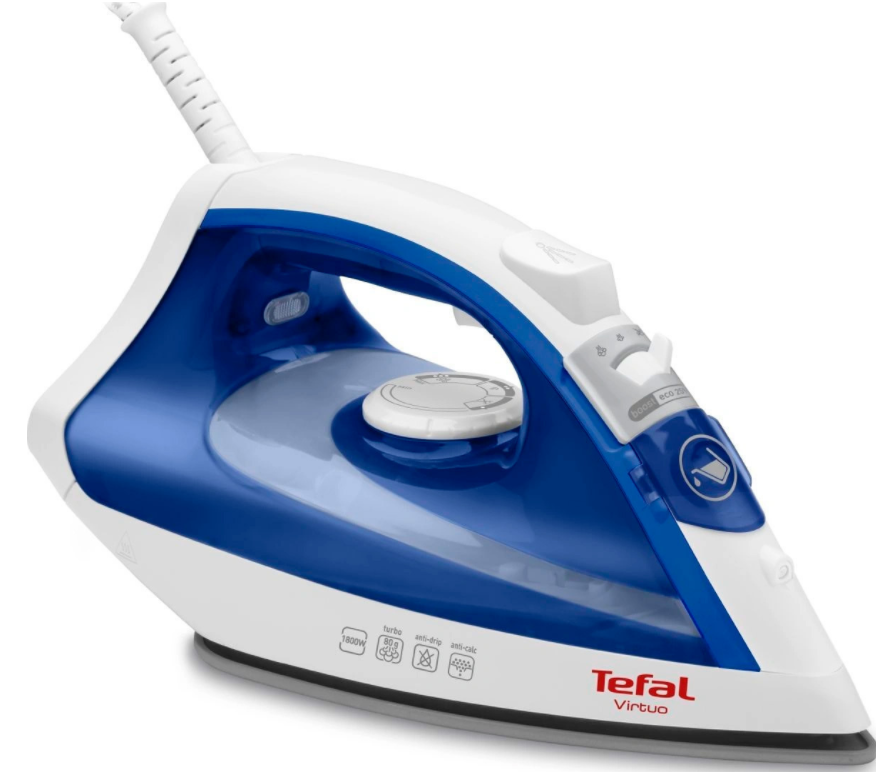 Утюг TEFAL FV1711E0, синий/белый