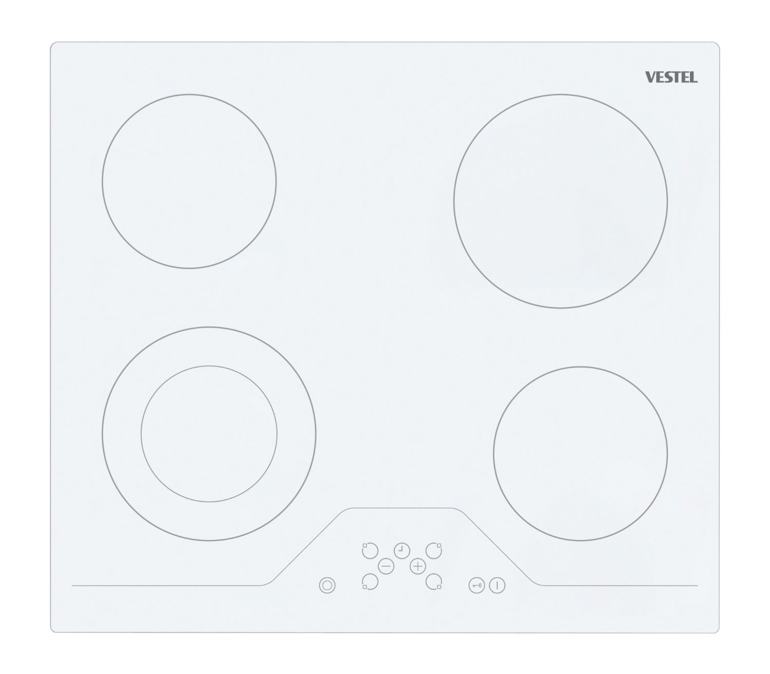 VESTEL электрическая варочная поверхность EHH 642 WH